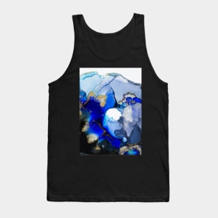 Blue wave Tank Top